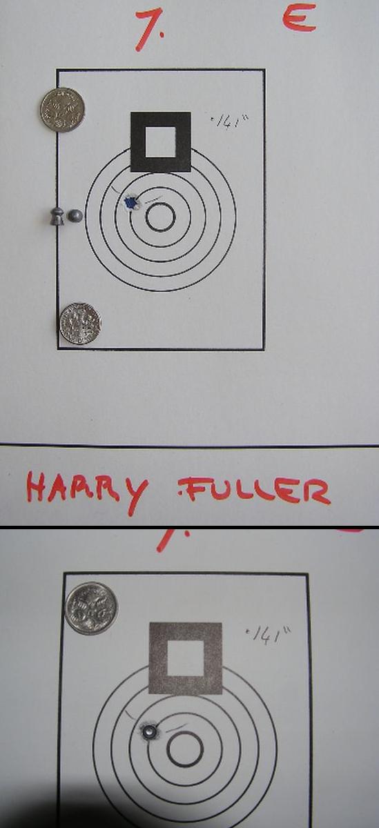 Harry Fuller testing JSB cal. 22